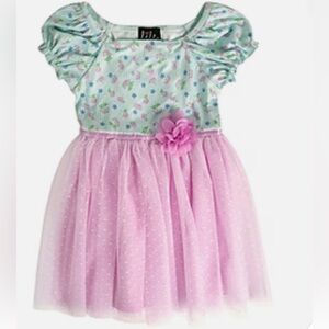 Lilt Mint and Pink toddler Formal Dress